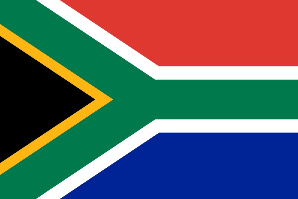 South African Flag - Dedicated Server in South Africa